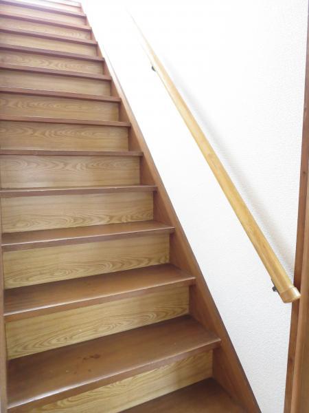 Other introspection. Climbing in the handrail installation, It is down peace of mind.