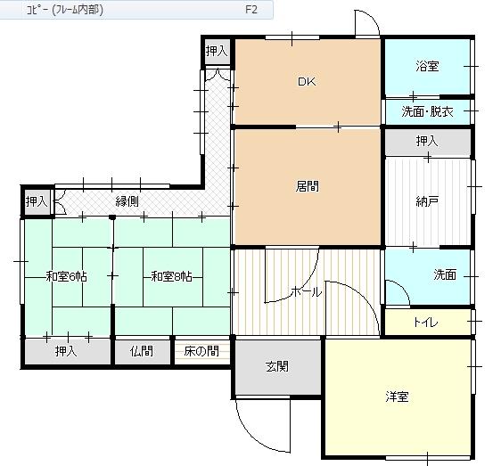 Floor plan. 17,900,000 yen, 4DK + S (storeroom), Land area 387.94 sq m , Building area 137.16 sq m