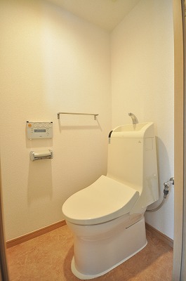 Toilet. With warm water washing toilet seat