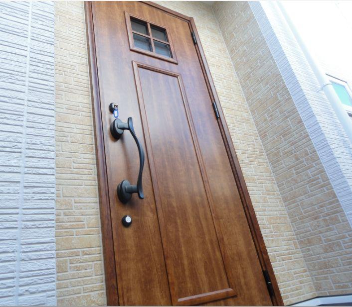 Entrance. The photograph is the same type.