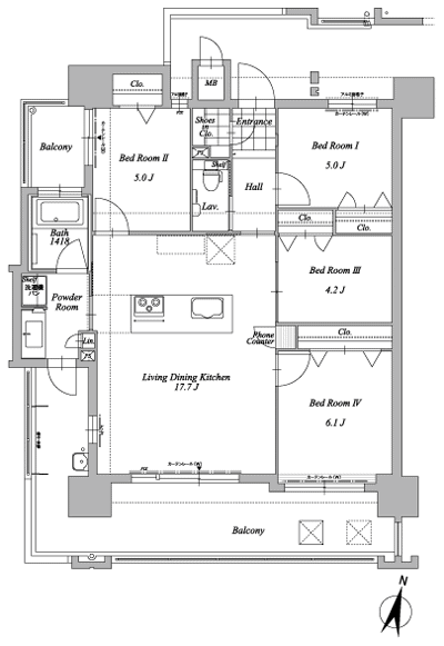 Floor: 4LDK, occupied area: 82.56 sq m, Price: 20,600,000 yen ~ 23 million yen
