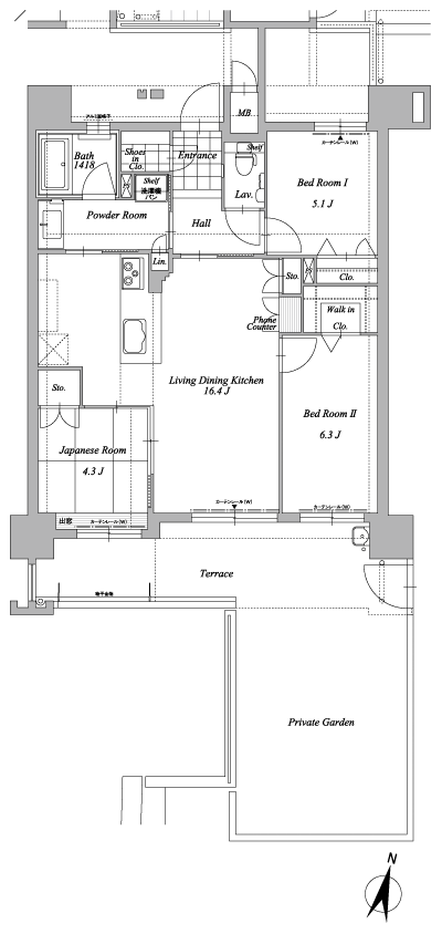 Floor: 3LDK, occupied area: 74.83 sq m, Price: 18.4 million yen