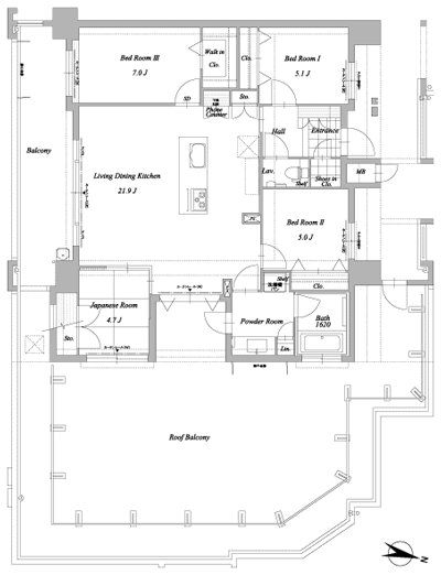 Floor: 4LDK, occupied area: 97.77 sq m, Price: 27.9 million yen