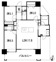 Floor: 3LDK, occupied area: 79.62 sq m, Price: 20,300,000 yen ~ 20,700,000 yen