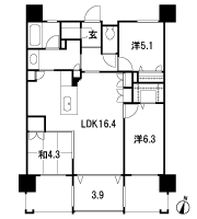 Floor: 3LDK + S (solarium), the occupied area: 81.23 sq m, Price: 21.5 million yen ~ 22.1 million yen