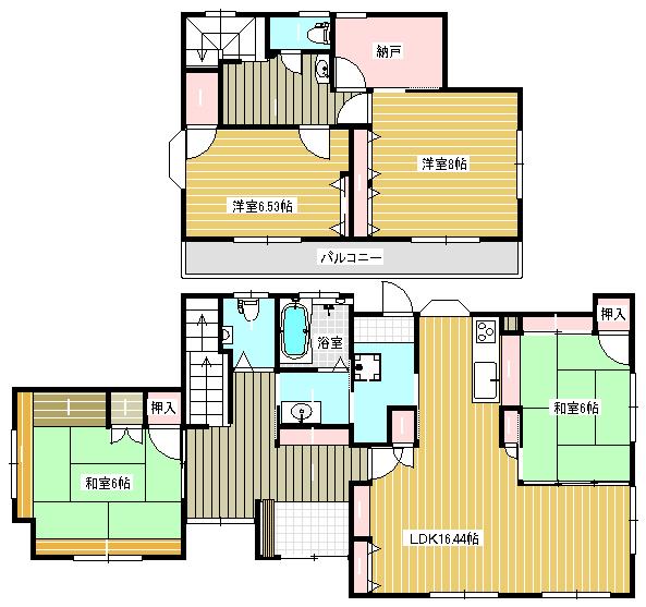 Floor plan. 42 million yen, 4LDK, Land area 328.29 sq m , Building area 328.29 sq m