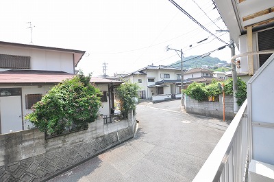 View. Around is a quiet residential area