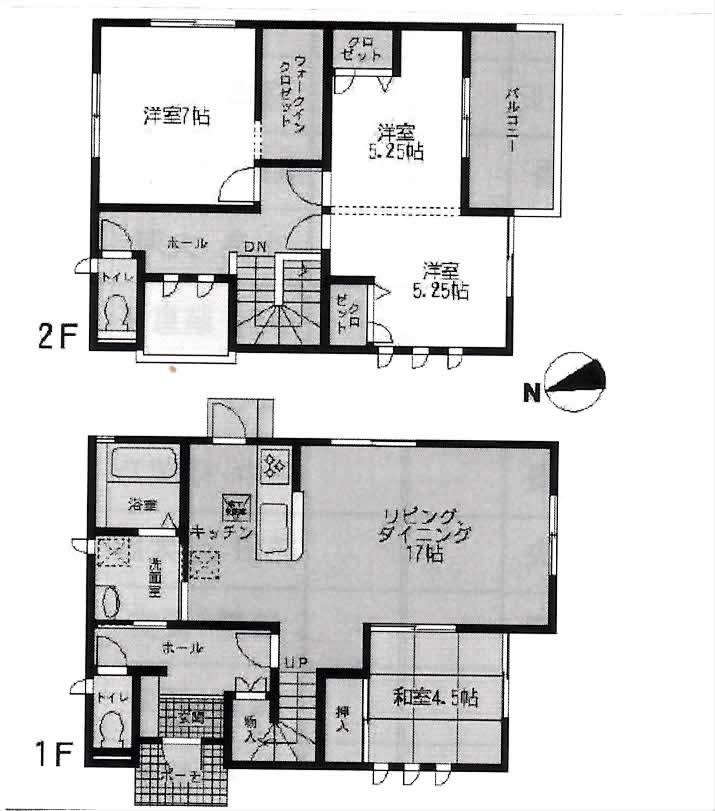 Floor plan. 23.8 million yen, 3LDK, Land area 219.26 sq m , You can change the building area 101.02 sq m 3LDK to 4LDK