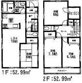 Floor plan. 22,980,000 yen, 4LDK, Land area 155.09 sq m , Building area 105.98 sq m   ◆ You can same day guidance