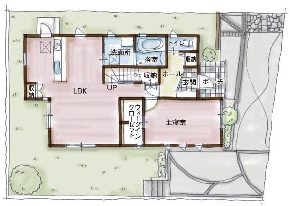 Floor plan. 28.5 million yen, 3LDK, Land area 161.25 sq m , Building area 92.32 sq m Floor Plan 1F