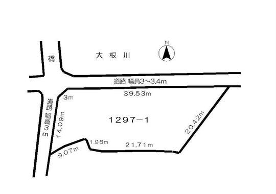 Compartment figure. Land price 7.8 million yen, Land area 549.25 sq m