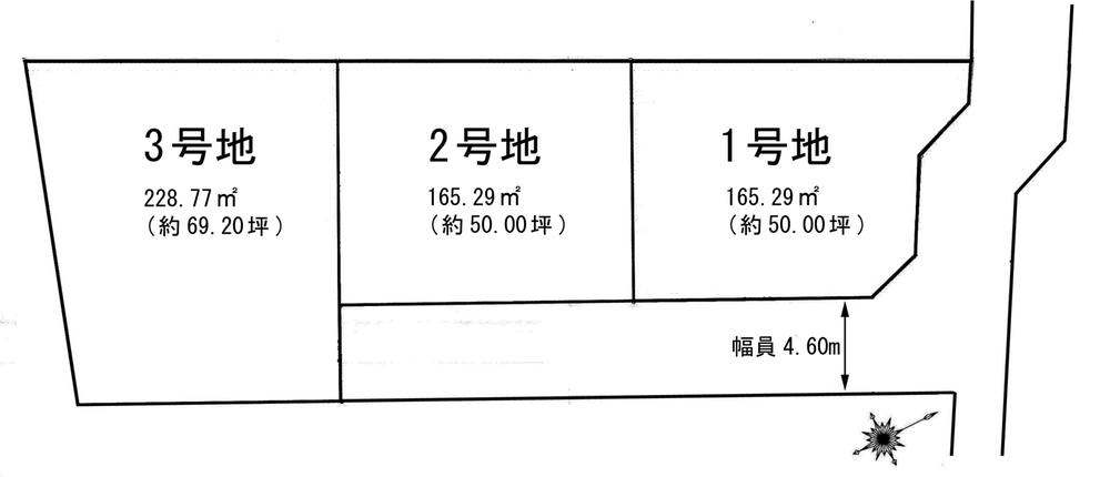 Compartment figure. Land price 10 million yen, Land area 165.29 sq m 2 No. land