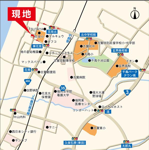 Local guide map.  ※ Traffic guide map