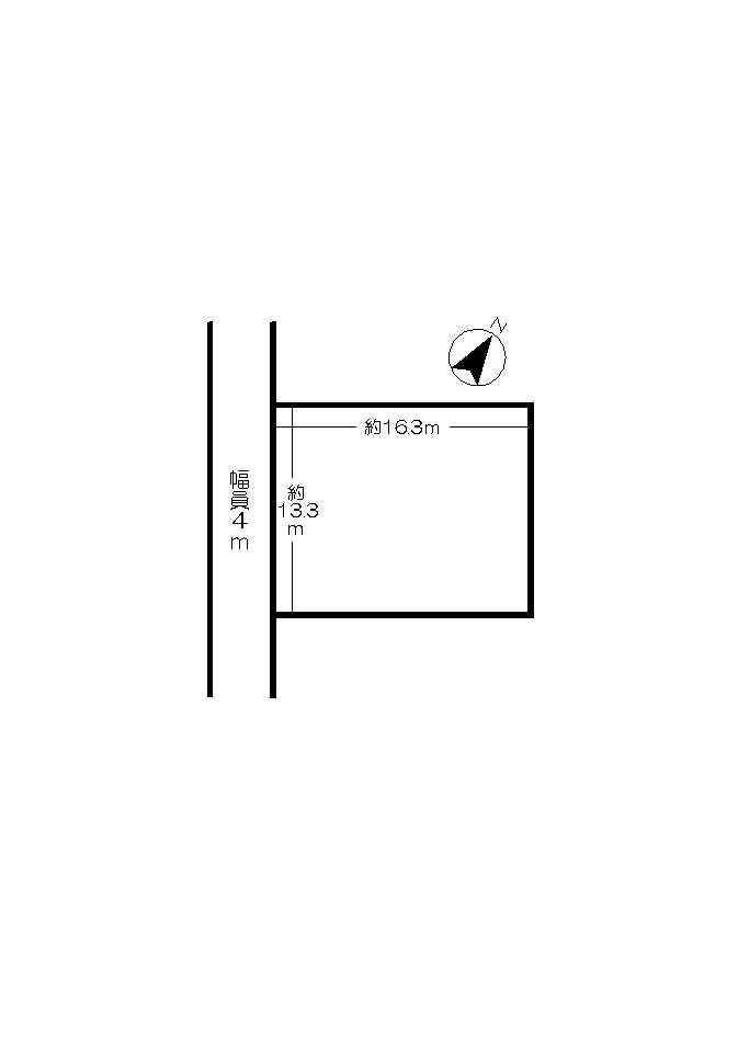 Compartment figure. Land price 11.8 million yen, Land area 217.25 sq m