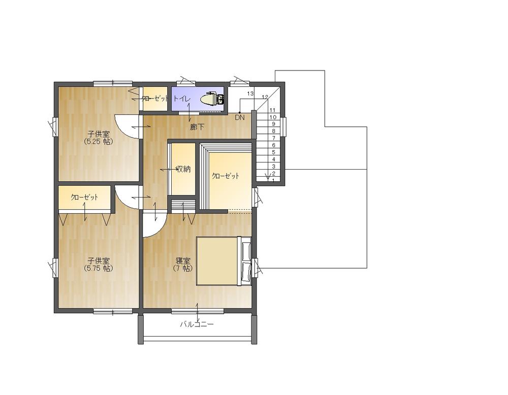 Building plan example (Perth ・ Introspection). Building plan example (No. 2 locations) 2F Floor