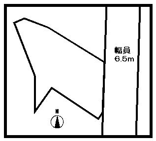 Compartment figure. Land price 11.8 million yen, Land area 282.24 sq m