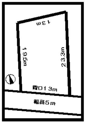Compartment figure. Land price 8.2 million yen, Land area 271 sq m