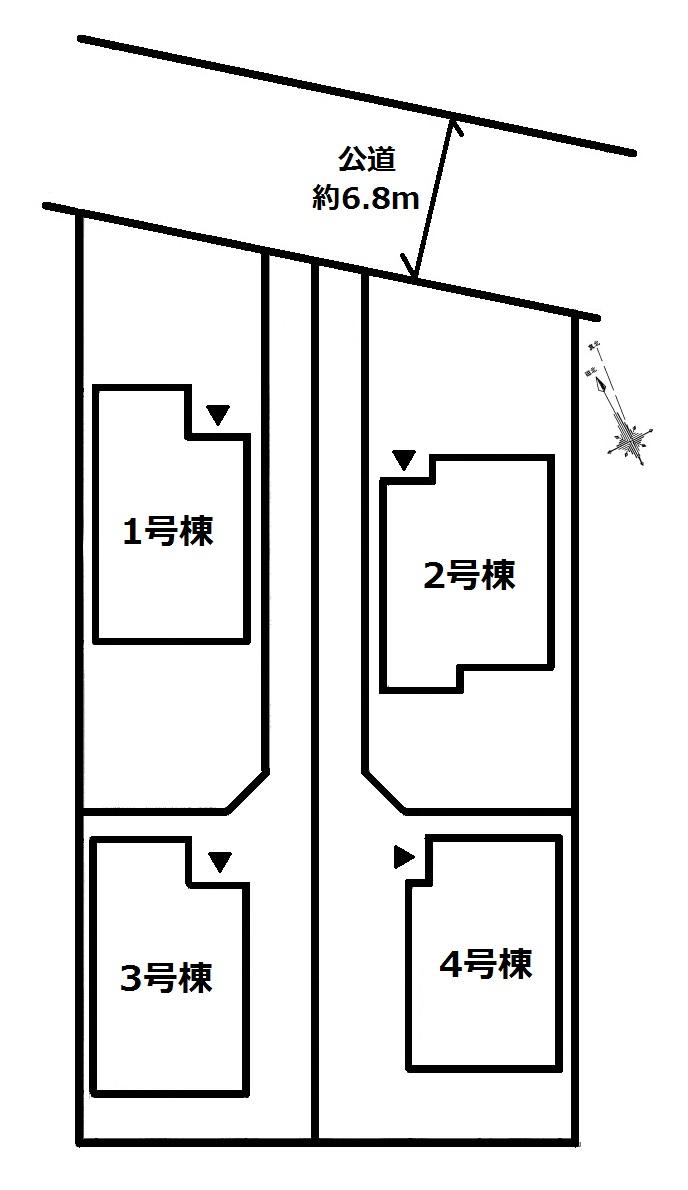 Compartment figure. 21,980,000 yen, 4LDK, Land area 168.7 sq m , Building area 105.98 sq m compartment view