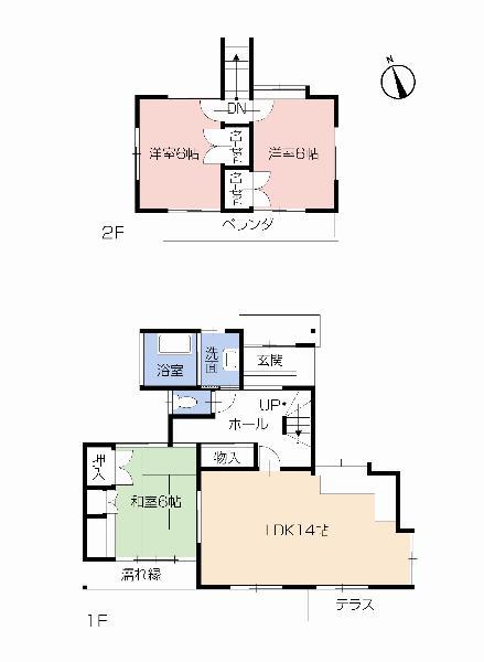 Floor plan. 13.8 million yen, 3LDK, Land area 157.83 sq m , Building area 80.94 sq m