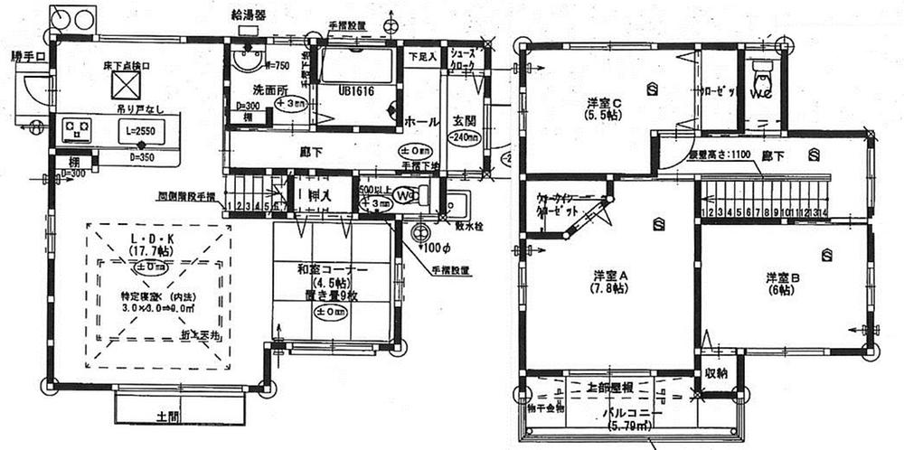Floor plan. 29,800,000 yen, 4LDK, Land area 239.46 sq m , Building area 101.75 sq m