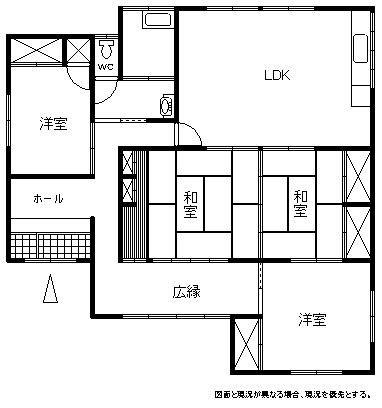 Floor plan. 8.8 million yen, 4LDK, Land area 266.06 sq m , Building area 129.05 sq m