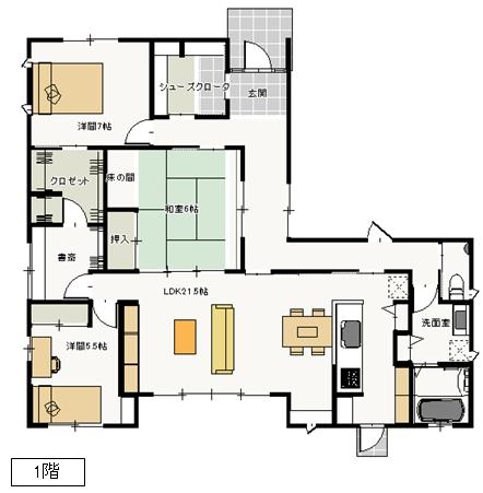 Floor plan. 31,800,000 yen, 3LDK + S (storeroom), Land area 345.52 sq m , Building area 112 sq m