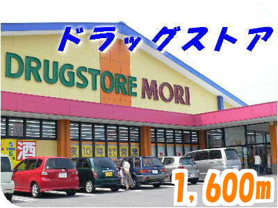 Dorakkusutoa. Drug store Mori 1600m until the (drugstore)