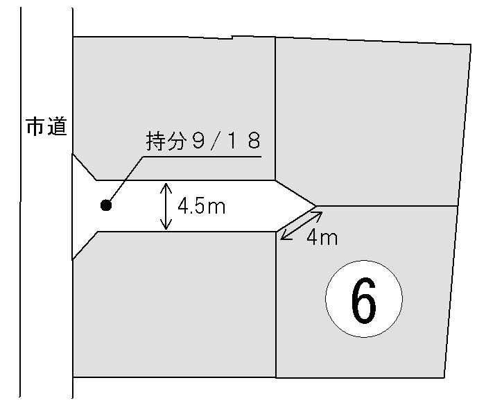 Compartment figure. Land price 3.22 million yen, Land area 193.59 sq m