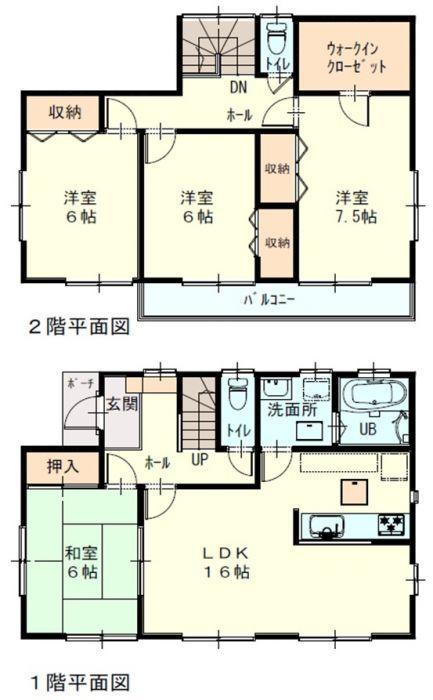 Floor plan. 14,980,000 yen, 4LDK, Land area 165.31 sq m , Building area 105.99 sq m