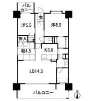 Floor: 3LDK, occupied area: 81.81 sq m, Price: 26,400,000 yen ~ 29,800,000 yen