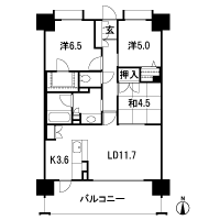 Floor: 3LDK, occupied area: 72.72 sq m, Price: 22.6 million yen ~ 26,900,000 yen
