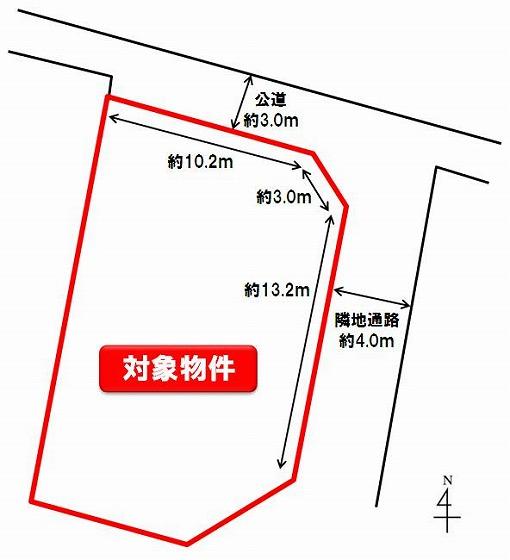Compartment figure. Land price 13 million yen, Land area 227.26 sq m