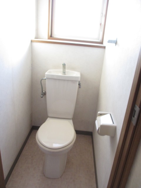 Toilet. Toilet with a window