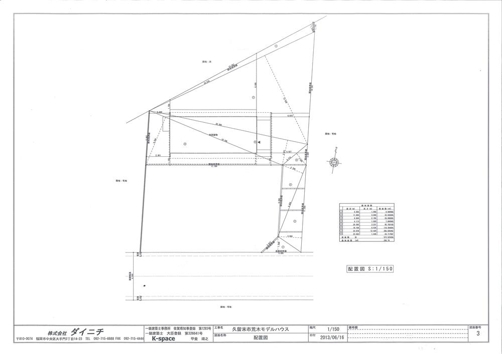 Compartment figure. 26,800,000 yen, 3LDK, Land area 286.76 sq m , Building area 100.26 sq m layout