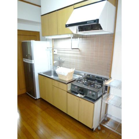 Kitchen. Two-burner you can stove installation ☆