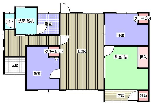 Floor plan. 13.5 million yen, 3LDK, Land area 301.45 sq m , Building area 85.4 sq m