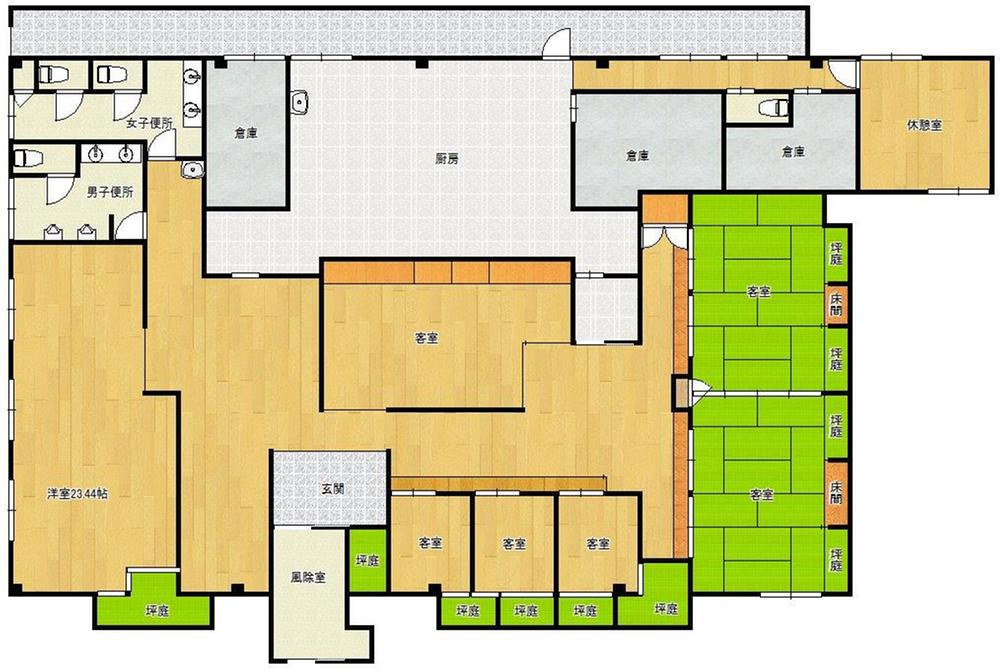 Floor plan. 78,800,000 yen, 8LDK, Land area 1,111.69 sq m , Building area 353.23 sq m