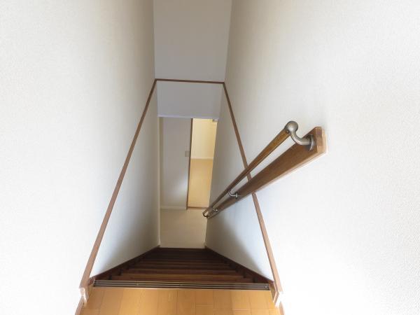 Other introspection. Handrail installed, It is climbing down peace of mind.