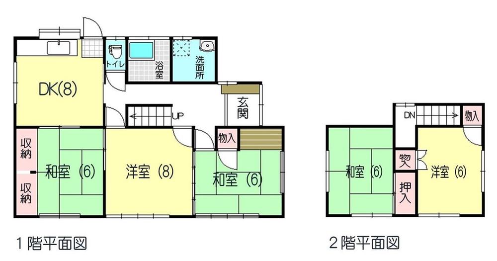 Floor plan. 8.9 million yen, 5DK, Land area 238.32 sq m , Building area 99.36 sq m