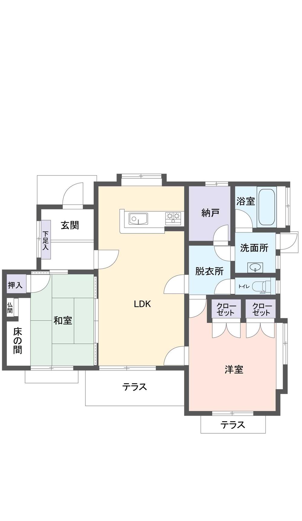 Floor plan. 8.2 million yen, 2LDK + S (storeroom), Land area 197.89 sq m , Building area 79.08 sq m