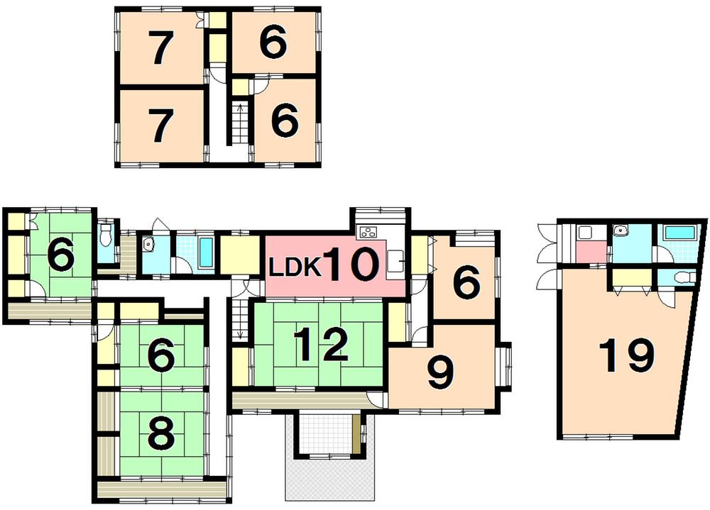 Floor plan. 24,800,000 yen, 11LDK, Land area 716 sq m , Building area 219.1 sq m