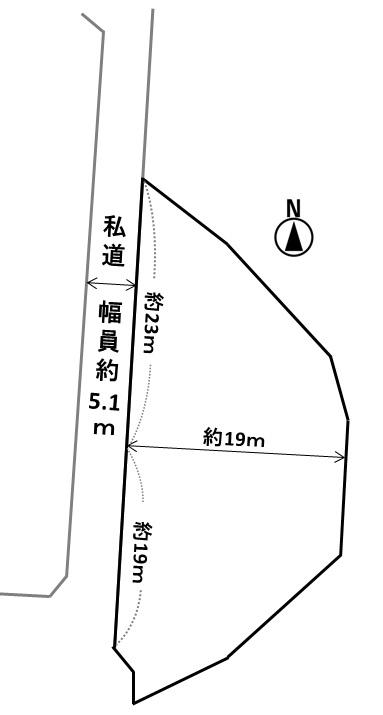 Compartment figure. Land price 5.62 million yen, Land area 620 sq m