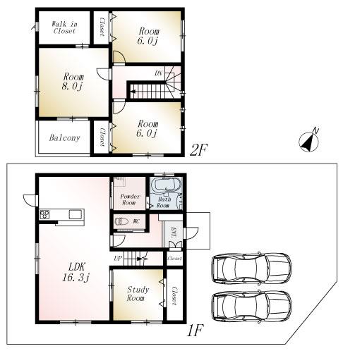 Floor plan. (No. 11 locations), Price 19,980,000 yen, 4LDK, Land area 165.57 sq m , Building area 101.01 sq m