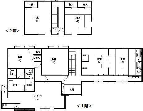 Floor plan. 11.8 million yen, 6LDK, Land area 1,209 sq m , Building area 172.7 sq m