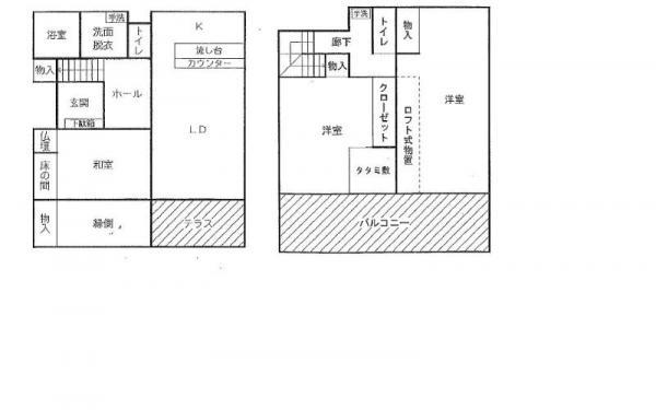 Floor plan. 19,800,000 yen, 3LDK, Land area 297.58 sq m , Building area 135.58 sq m
