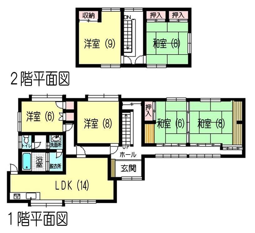 Floor plan. 11.8 million yen, 6LDK, Land area 1,209 sq m , Building area 172.7 sq m