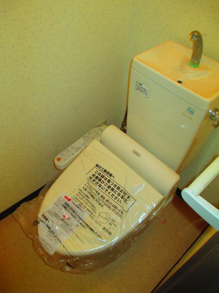 Toilet. With a new article Washlet! 