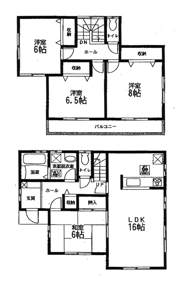 Floor plan. 23,980,000 yen, 4LDK, Land area 182.3 sq m , Building area 104.33 sq m