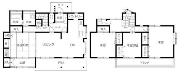 Floor plan. 23,900,000 yen, 4LDK, Land area 273.23 sq m , Building area 145.51 sq m all rooms facing south ・ Daylighting ・ Ventilation Yoshi