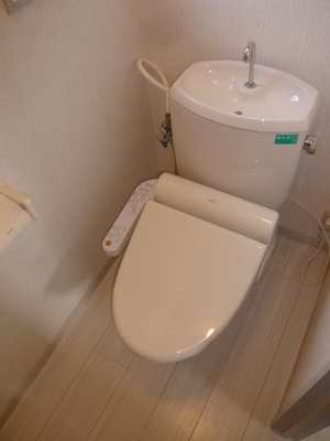 Toilet. Toilet is equipped with cleaning function ☆ 